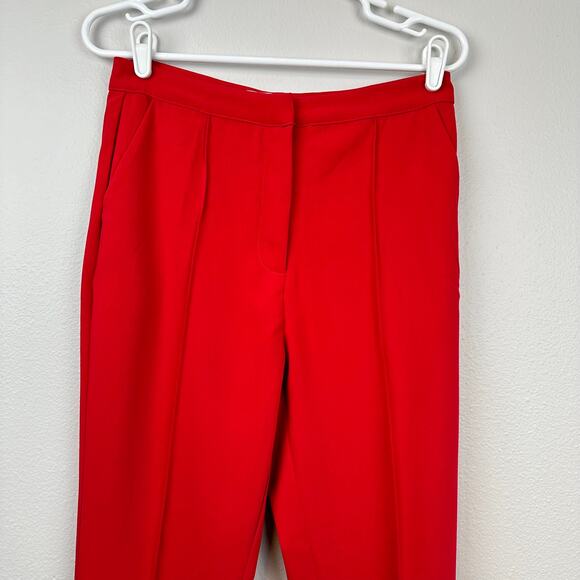NWT Superdown Front Pleat Pant Trousers Red Medium - Picture 3 of 12